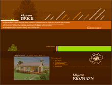 Tablet Screenshot of maisons-brick.com